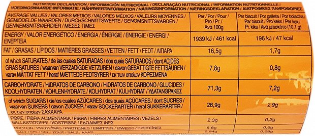 Mcvities Ginger Nuts 250g