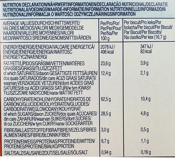 Mcvities Digestive To Go With Milk Chocolate 6x33.3g