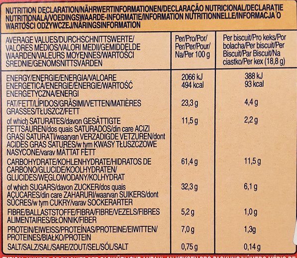 Mcvities Oat Crunch To Go Με Σοκολάτα Γάλακτος 6x37.5g