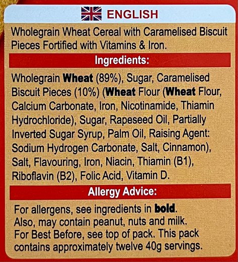 Weetabix Crispy Minis Caramelised Biscuit 500g