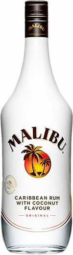 Malibu Caribbean Rum With Coconut 1L