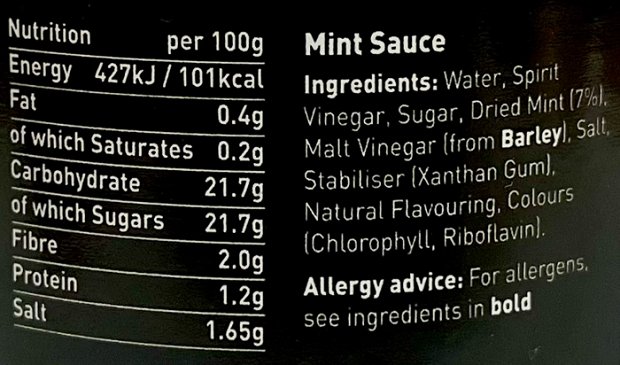 Lion Mint Sauce 165g