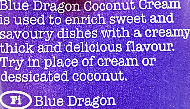 Blue Dragon Κρέμα Καρύδα 250ml