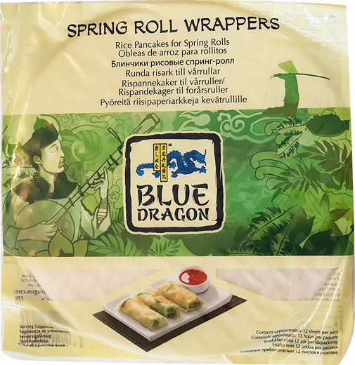 Blue Dragon Rice Pancakes For Spring Rolls 12Pcs