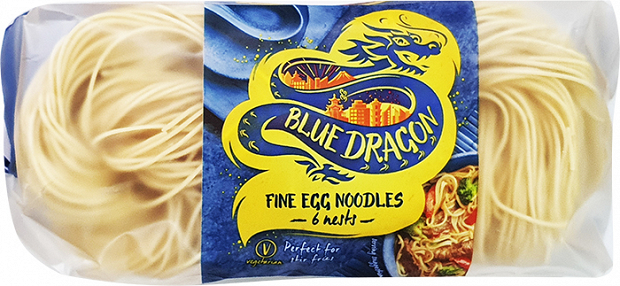 Blue Dragon Fine Egg Noodles 6 Nests 300g