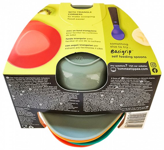 Tommee Tippee Easi Scoop Μπολ Φαγητού 4Τεμ