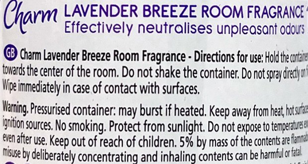 Charm Σπρέι Lavender Breeze Αρωματικό Χώρου 240ml