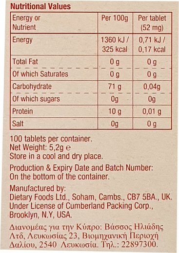 Sweet N Low Sugar Substitute 100Pcs