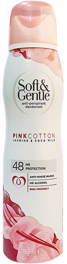 Soft&Gentle Deodorant Jasmine And Coco Milk Spray 150ml