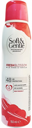 Soft&Gentle Deodorant Τριαντάφυλλο & ΒανίλιαSpray 150ml