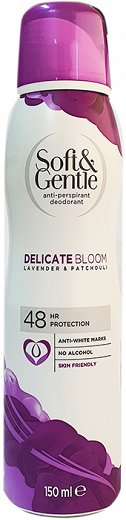 Soft&Gentle Deodorant Lavender And Patchouli Spray 150ml