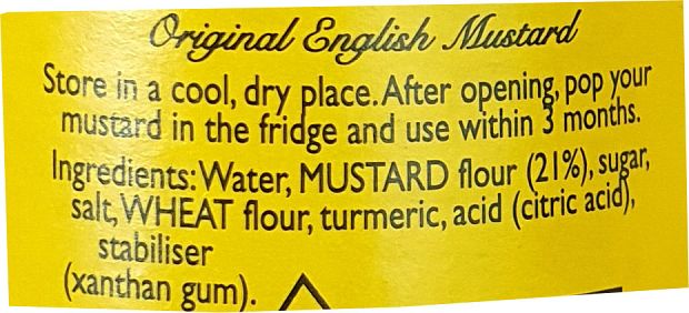 Colmans Mustard 170g