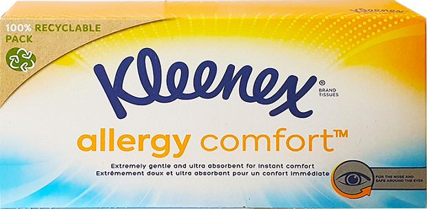 Kleenex Allergy Comfort Tissues 56Pcs