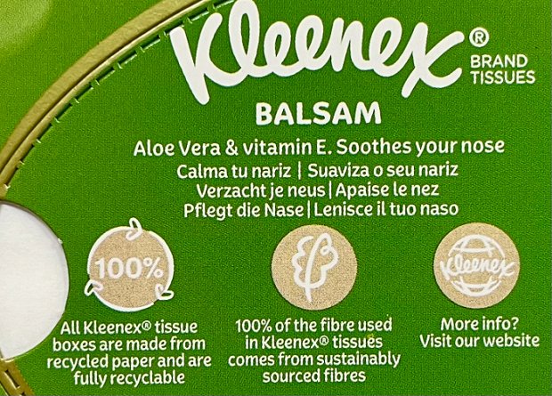Kleenex Balsam Χαρτομάντηλα 64Τεμ