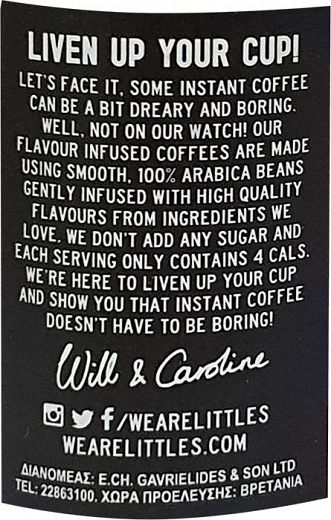 Littles Chocolate Caramel Flavour Infused Instant Coffee 50g