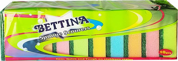 Bettina Sponge Scourers 10Pcs