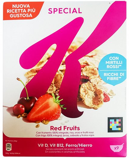 Kelloggs Special K Wholemeal Red Fruits 290g