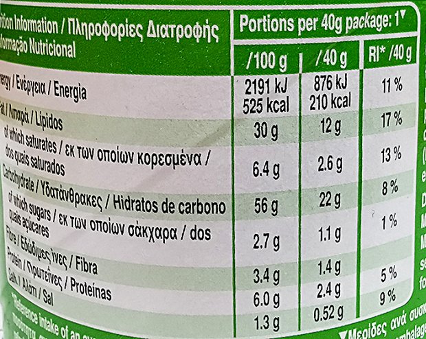 Pringles Sour Cream & Onion 40g