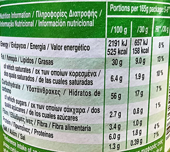 Pringles Sour Cream & Onion 165g