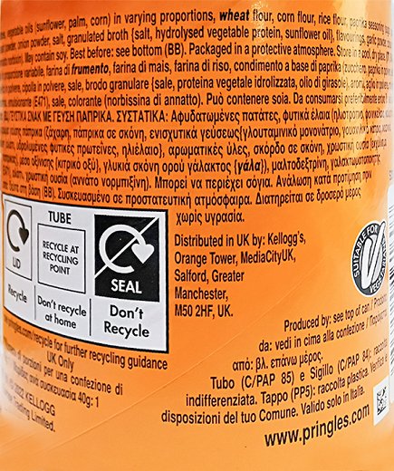 Pringles Paprika 40g