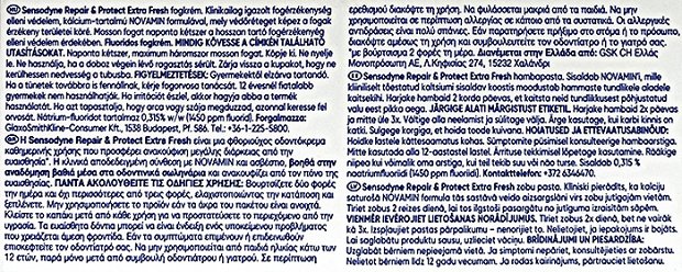 Sensodyne Repair & Protect Extra Fresh 75ml
