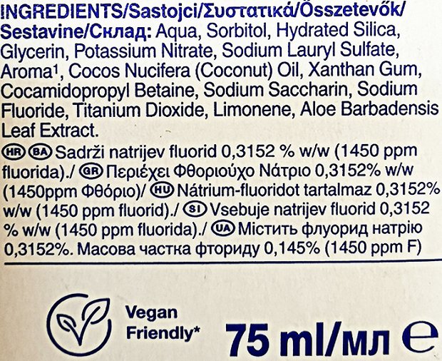 Sensodyne Nourish Gently Soothing 75ml