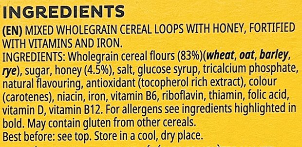 Kelloggs Miel Pops Loops 330g