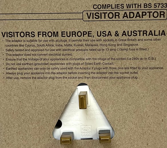 Tulka PowerPlus Adaptor Cyprus To Europe 1Pc