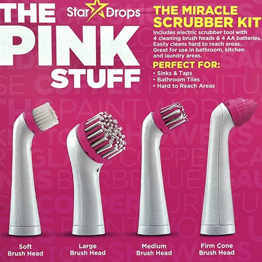 The Pink Stuff Miracle Scrubber Kit