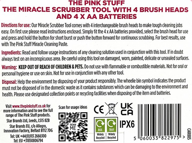 The Pink Stuff Miracle Scrubber Kit
