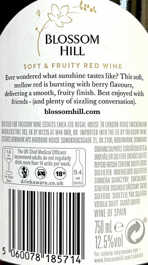 Blossom Hill Soft & Fruity Ερυθρό Κρασί 750ml