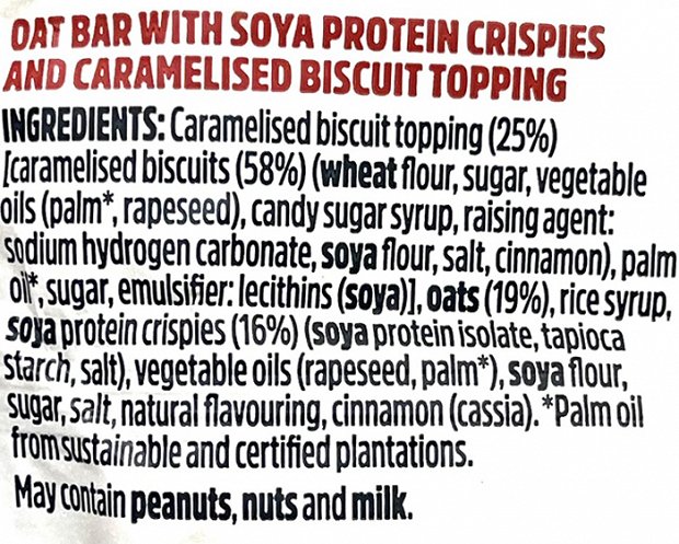 Trek Protein Flapjack Lotus Biscoff 50g