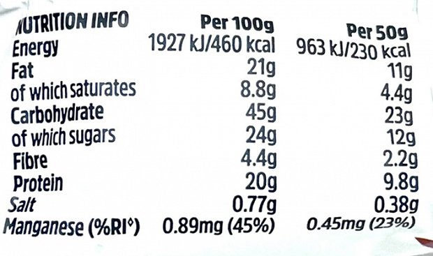 Trek Protein Flapjack Lotus Biscoff 50g