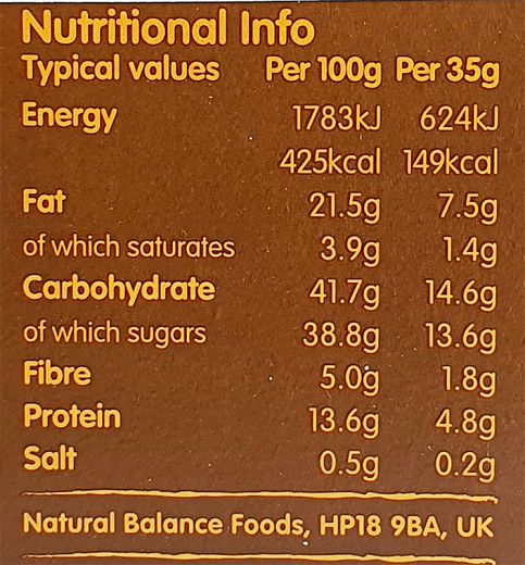 Nakd Peanut Delight Raw Fruit & Peanut Bars 4x35g