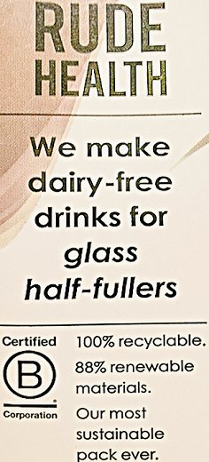 Rude Health Barista Ρόφημα Βρώμης Χωρίς Προσθήκη Ζάχαρης 1L