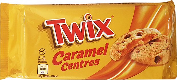 Twix Caramel Centres Soft Cookies 144g