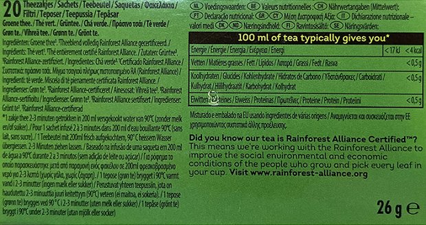 Lipton Green Tea Classic 20Pcs
