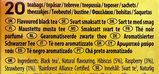 Lipton Τσάι Φρούτα Δάσους 20Τεμ