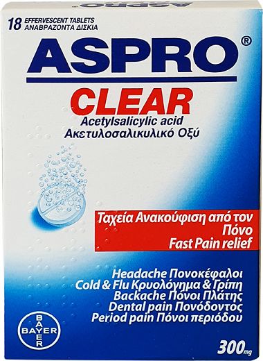 Aspro Clear 18Pcs