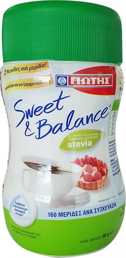 Jotis Sweet & Balance Sweetener With Stevia 80g