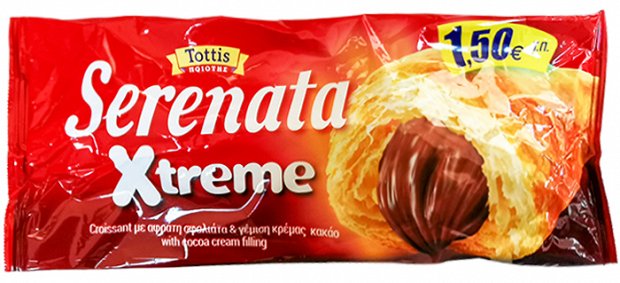 Serenata Xtreme Croissant With Cocoa Cream Filling 250g