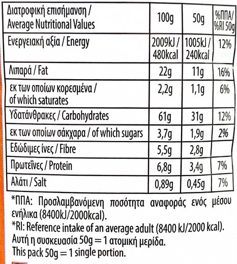 Doritos Nacho Cheese 50g