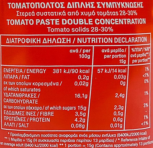 Kyknos Tomato Paste 200g