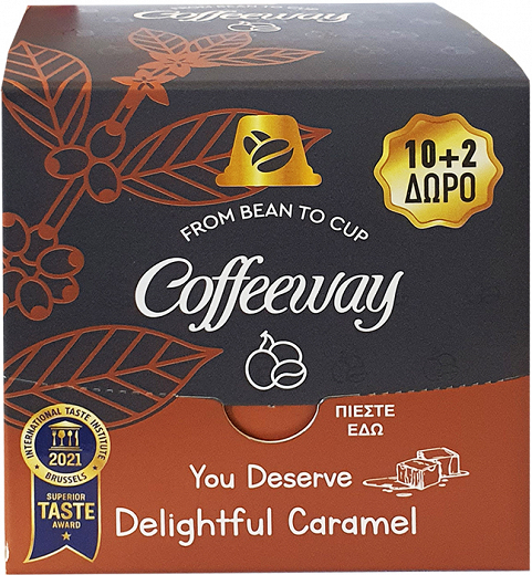 Coffeeway Delightful Caramel Capsules 10+2x5g