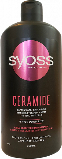 Syoss Shampoo Ceramide Complex For Week Fragile Hair 750ml