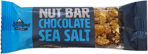 Olympos Nut Bar Chocolate Sea Salt 35g