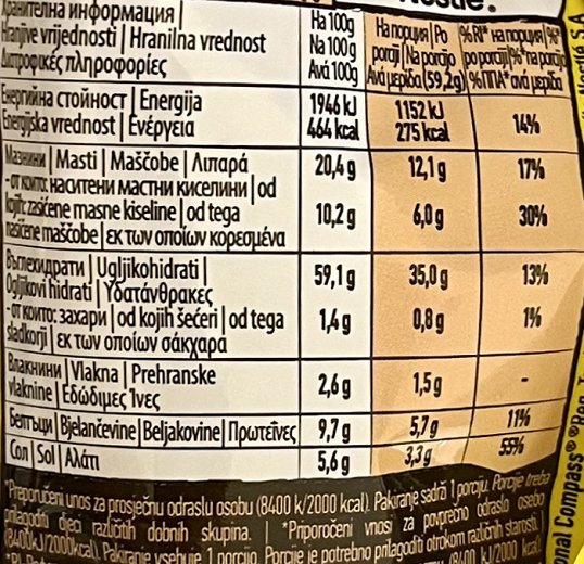 Maggi Noodles Vegetable 59.2g