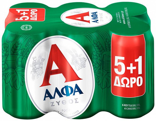 Alfa Beer 5+1x330ml