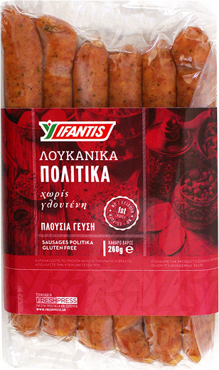 Ifantis Politika Sausages Gluten Free 260g