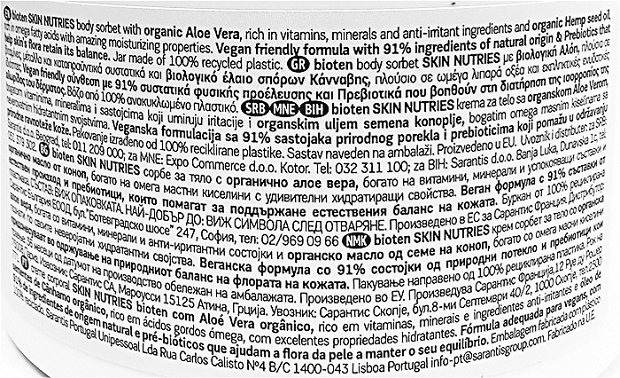 Bioten Skin Nutries Calming Ritual Body Sorbet 250ml